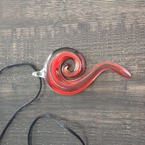 Handmade Glass Pendant Necklace